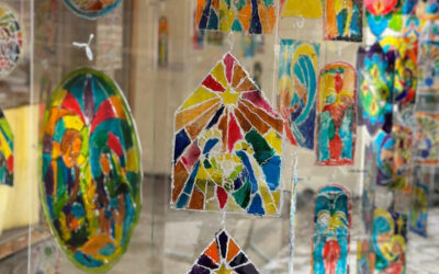 Hommage coloré à la sainte patronne
