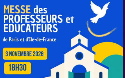 3 nov. 2026 : messe des éducateurs